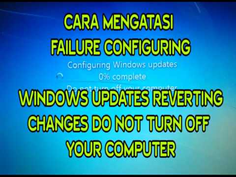 Windows Failure Configuring Windows Updates Reverting Changes